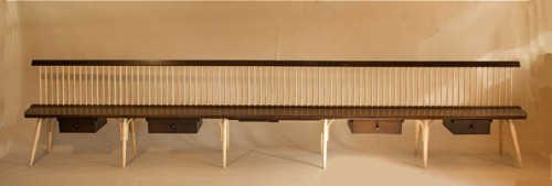 14' Windsor bench by Timothy Clark