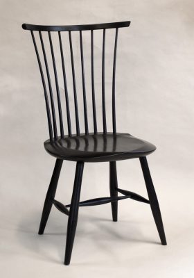 Windsor side chair, handmade, timothyclark.com, milk paint