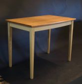 bow front standing desk, hand made, Vermont, timothyclark.com
